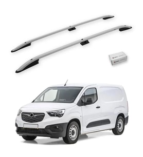 Turtle Opel Combo E 2019-2025 / Kısa Şasi Tavan Çıtası Crown Gri