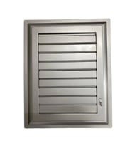 Plastik Menfez 50X50 Gümüş Banyo WC Havalandırma