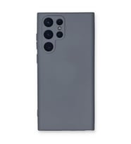 Samsung Galaxy S24 Ultra Kılıf Nano içi Kadife Silikon - Gri