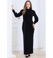 Eleni Tesettür Abiye Siyah
