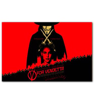 Cakatablo Fil Afişi V for Vendetta MDF Tablo