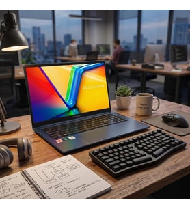 Asus Vivobook 15 X1504VA-BQ4101 ATL3 Intel Core 5 120U 8GB Ram 2TB SSD Freedos 15.6" Notebook
