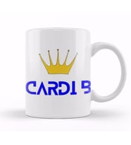 Queen Cardi B GIFT ART Kupa Bardak Porselen