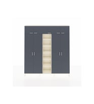 Arges Dolap 18 Raflı 9 Kapaklı 220x30x243 Aytaşı-Antrasit/Aytaşı