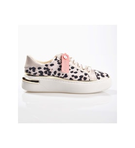 KUUM LONDON K732513 Kadın Sneakars Ayakkabı (Leopar)