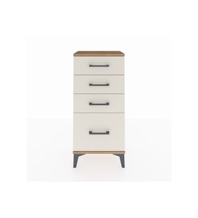 Arges Komodin 4 Çekmeceli 44x30x96 Çam-Aytaşı