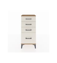 Arges Komodin 4 Çekmeceli 44x30x96 Çam-Aytaşı