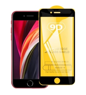 Northcity 9D Full Glue Kavisli Cam iPhone SE3/SE2/8/7 Ekran Koruyucu - Çizilmeye Karşı 8-9H Sertlikte Oleofobik Temperli Cam