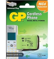 GP Batteries T279 600mAh 3.6V 3'lü Kısa Telsiz Telefon Pili