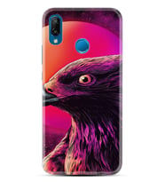 Huawei P20 Lite Mate 10 20 Lite Pro P40 Lite KılıfDesemli Silikon Red Eagle 1752