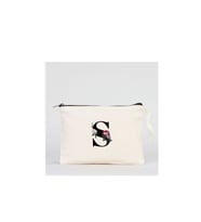 Bez Çanta Dünyası S Harf Baskılı Clutch El Çantası