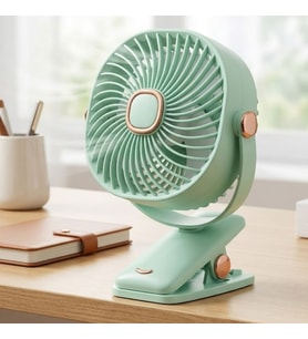 3 Kademeli Mandallı Masaüstü Fan – 360° Tam Tur Dönebilen Oynar Başlıklı Duvara Monte Edilebilen Mini Fan ZB113 (5690)