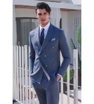 Sert Yaka Uzun Kol Filafil Slim Fit Pamuklu Gömlek 1004260008