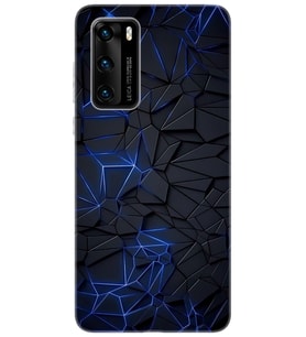 Huawei P40 (ANA-NX9) Uyumlu Kılıf Desen Baskılı Silikon Karmaşık Design STK:1874
