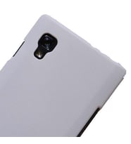 Nillkin Optimus L9 ile Uyumlu Sert Kauçuk Kılıf Beyaz