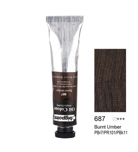 Bigpoint Yağlı Boya 45 ml Burnt Umber 687 x 6 Adet