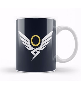 Mercy Special Logo Overwatch Kupa Bardak Porselen