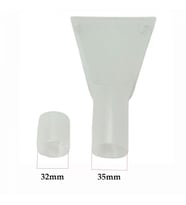 Koltuk Ve Halı Yıkama Su Emici Vakum Başlığı Şeffaf Aparat 32-35mm