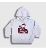 Presmono Unisex Çocuk Beyaz Band Depeche Mode Kapüşonlu Sweatshirt 139770tt