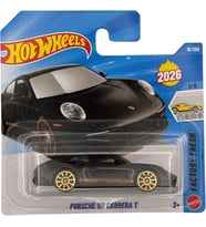 Hot Wheels - Porsche 911 Carrera T – Factory Fresh 1/5 – Jjk80 – Short Card – Siyah – Mattel 2026 (1