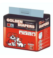 Golden Diapers Hijyenik Köpek ve Kedi Külodu L Beden 10'lu Paket