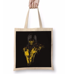 Scorpion Mortal Kombat Bez Çanta Uzun Saplı
