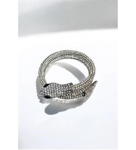 METALİZE CHOKER TAŞLI YILAN DOLAMALI BİLEKLİK