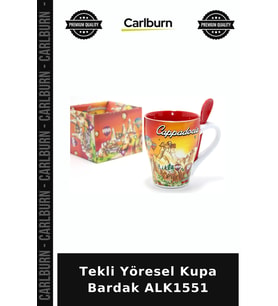 Özel Üretim Hediyelik Kahve Çay Tekli Yöresel Kupa Bardak ALK1551