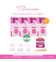 Smoothly 880 GR. Acısız Ağda, Titanium Pudralı Soyulabilir Boncuk Ağda Granür Ağda 220 g x 4 paket 880 GR.