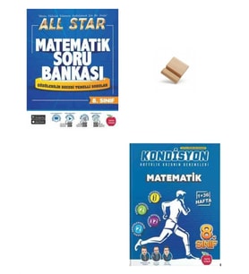 Newton LGS 2027 8. Sınıf Matematik All Star Sınıf Soru Bankası ve Kondisyon Deneme + Telefon Standı