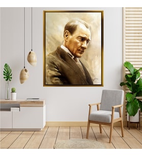 ÇERÇEVELİ ATATÜRK TABLO S397