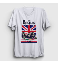 Presmono Unisex Beyaz UK The Beatles T-Shirt 115613tt