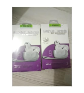 Ap- 11 Bluetooth kulaklık Dijital Ekran Bluetooth Kulaklık – Gürültü Önleyici, Uzun Pil Ömürlü, Bağlantılı (Standart)