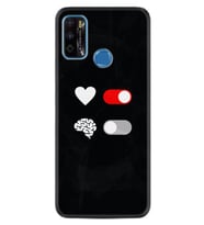 Infınıx Hot 9 Kılıf Silikon Desen Özel Seri Love Brain 1722
