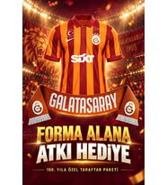 Galatasaray 100.Yıl Forması Atkı Hediyeli