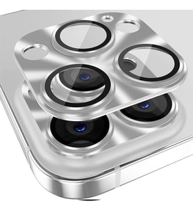 ALLY iPhone 15 Pro-15 Pro Max Metal Tempered Kamera Lens Koruyucu-(5775) - SSSSSS7759-6718