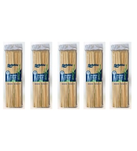 Dolphin Bambu Ahşap Çöp Şiş - 25 Cm. - 100 lü 5 Paket