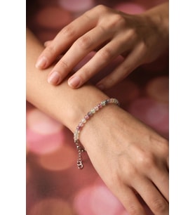 Florit Taşı Faset Kesim Bileklik – 3 mm – Paslanmaz Çelik