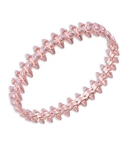 925 Ayar Gümüş Kadın Bileklik 22.1 gr Rose Gold