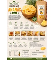 Safhasat Kurutulmuş Ananas 1000 g