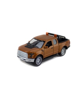 Metal Ford Ranger Pikap Çek Bırak Işıklı Kahverengi 12 Cm