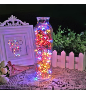 Pilli Dekoratif Peri Led Işık 3 Metre (RGB) Gaming Aydınlatma (4767)