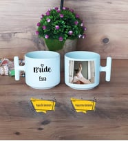 Bride Kupa Bardak T Fotoğraflı Gelin Hediyesi