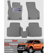 FORD RANGER (2012-2021) Uyumlu EVA Paspas Tam Set–Araca Özel,Su Geçirmez,Kolay Montaj