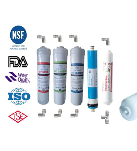 AQUAFLY 12" İNLİNE 5Lİ SU ARITMA FİLTRESİ KAPALI KASA CİHAZ UYUMLU