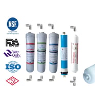 AQUAFLY 12" İNLİNE 5Lİ SU ARITMA FİLTRESİ KAPALI KASA CİHAZ UYUMLU