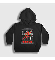 Presmono Unisex Çocuk Siyah Symbol Anime Tokyo Revengers Kapüşonlu Sweatshirt 241328tt