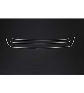 Volkswagen Amarok Uyumlu Krom Ön Tampon Çıtası 2010-2016 Arası 3 Parça (Karışık)