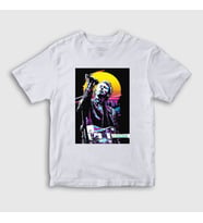 Presmono Unisex Çocuk Beyaz Thom Yorke Radiohead T-Shirt 104648tt (Beyaz)