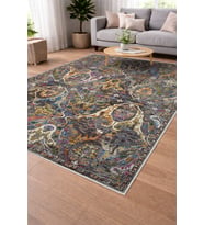 Modern Sisal Serisi Dijital Baskı Sisal Dokuma Halı SLH038